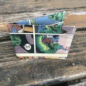 Star Wars Jabba the Hut Comic Book Wallet Vinyl Novelty Print Handmade Vintage